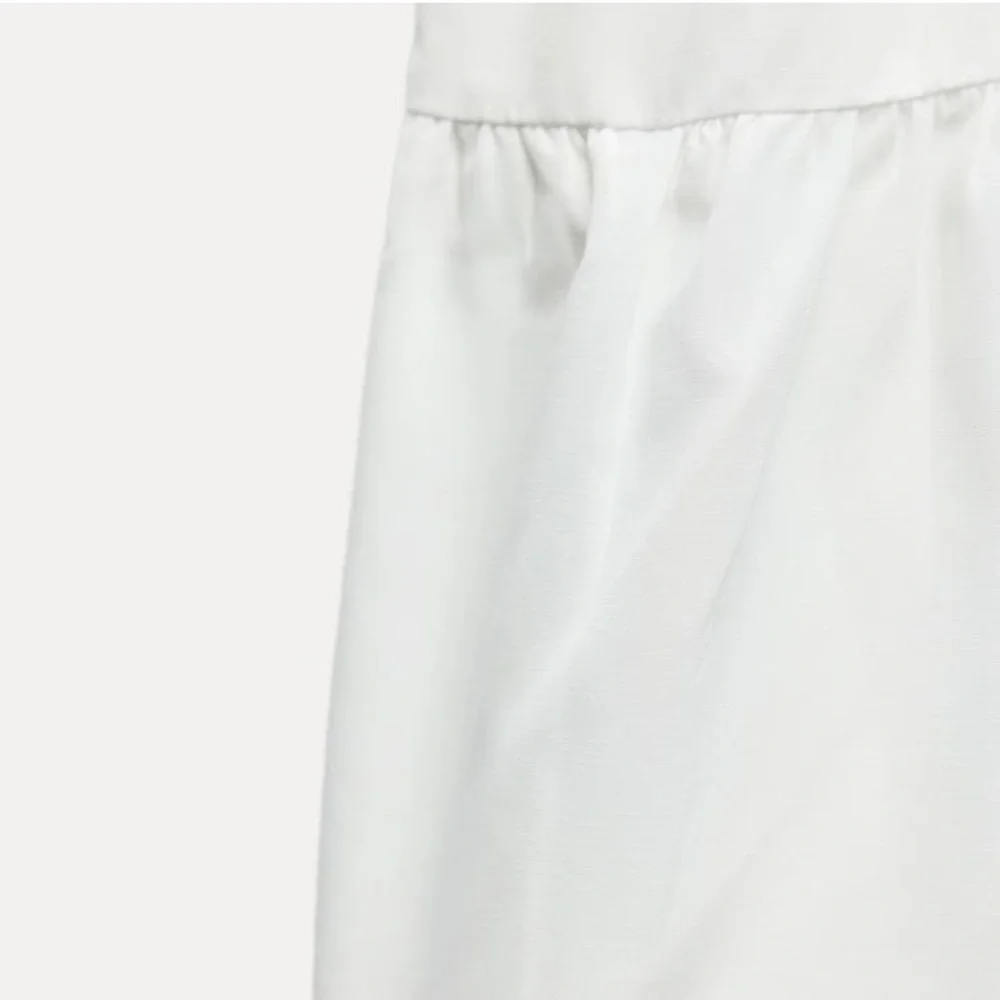 POPLIN DRESS WITH TEXTURED FLOWERS - Picture 8 of 9